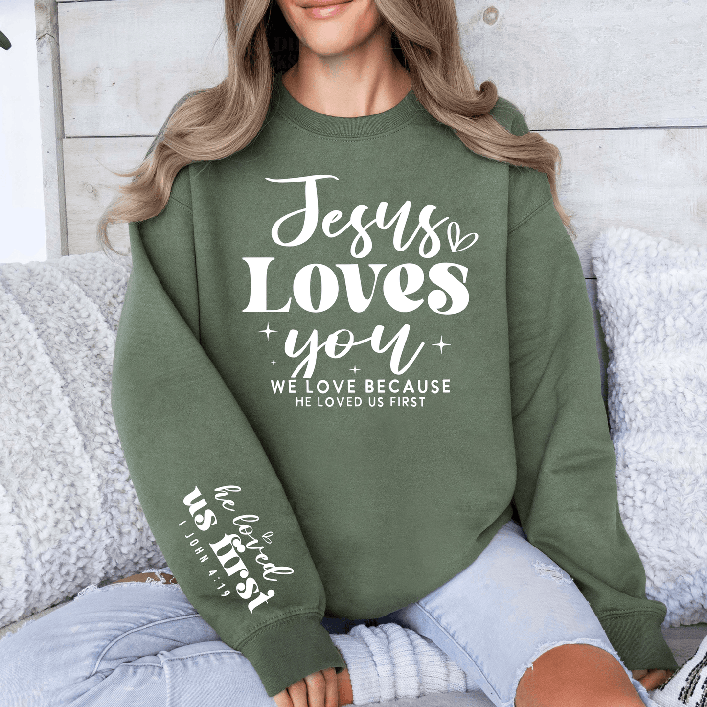Liebe Verkünden Sweatshirt – Botschaft des Glaubens - GiftHaus