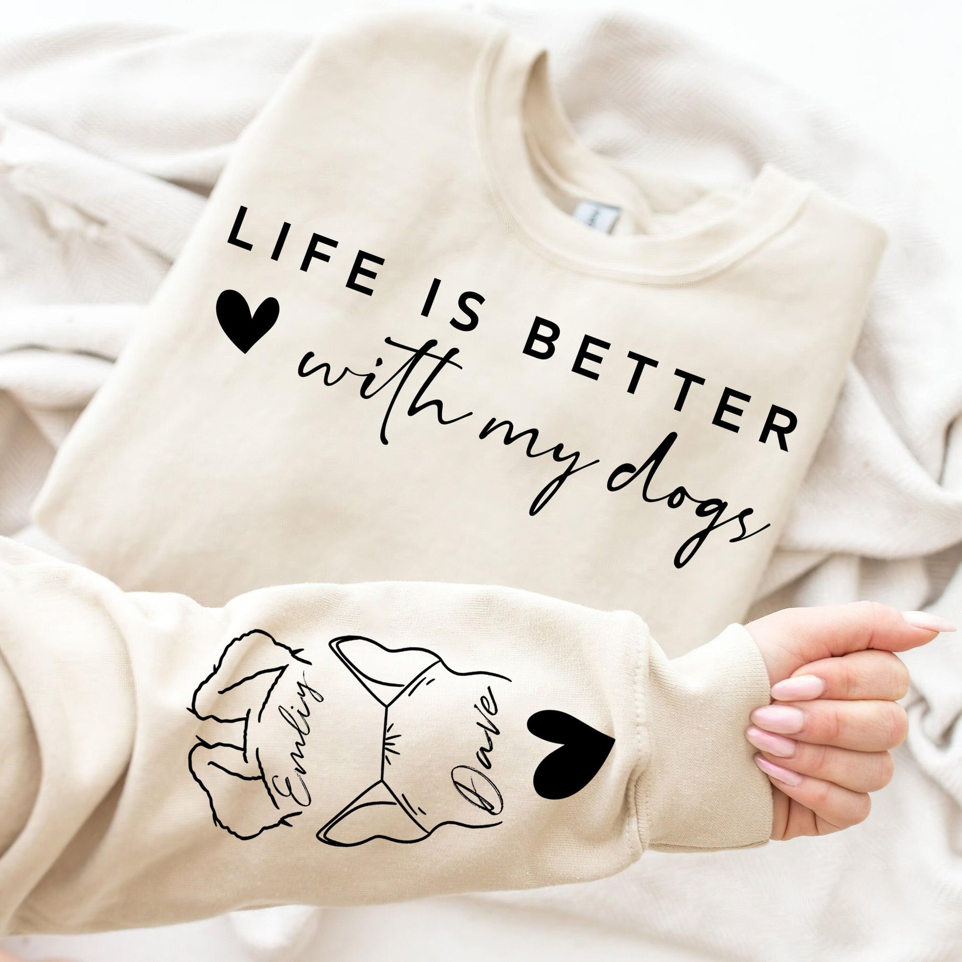 Life's Better with Dogs - Personalized Gift for Dog Moms - GiftHaus