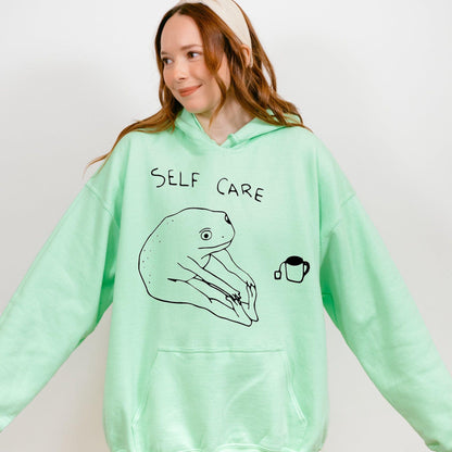 Lustiges Frosch Selbstpflege Sweatshirt - Positive Vibe Pullover - GiftHaus
