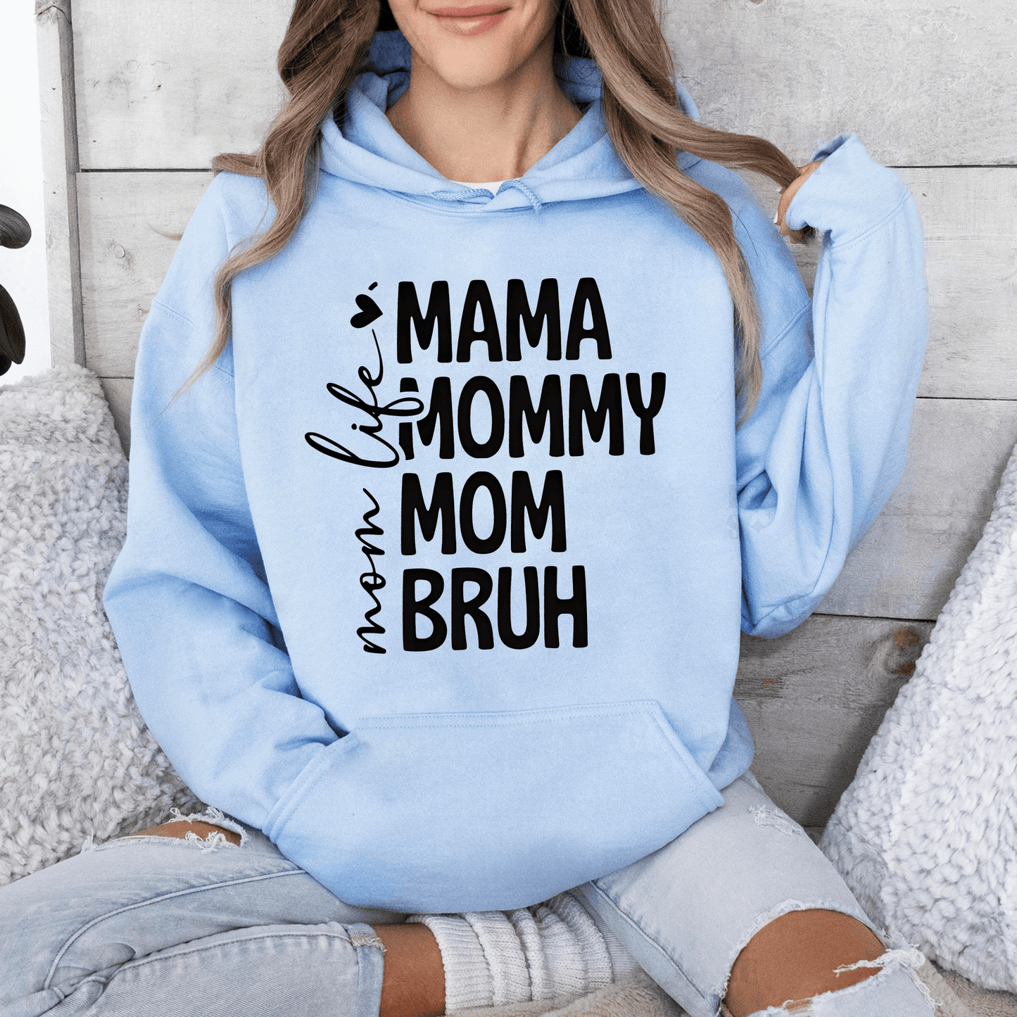 Lustiges Mama Sweatshirt - 'Mama Mommy Mom Bruh - GiftHaus