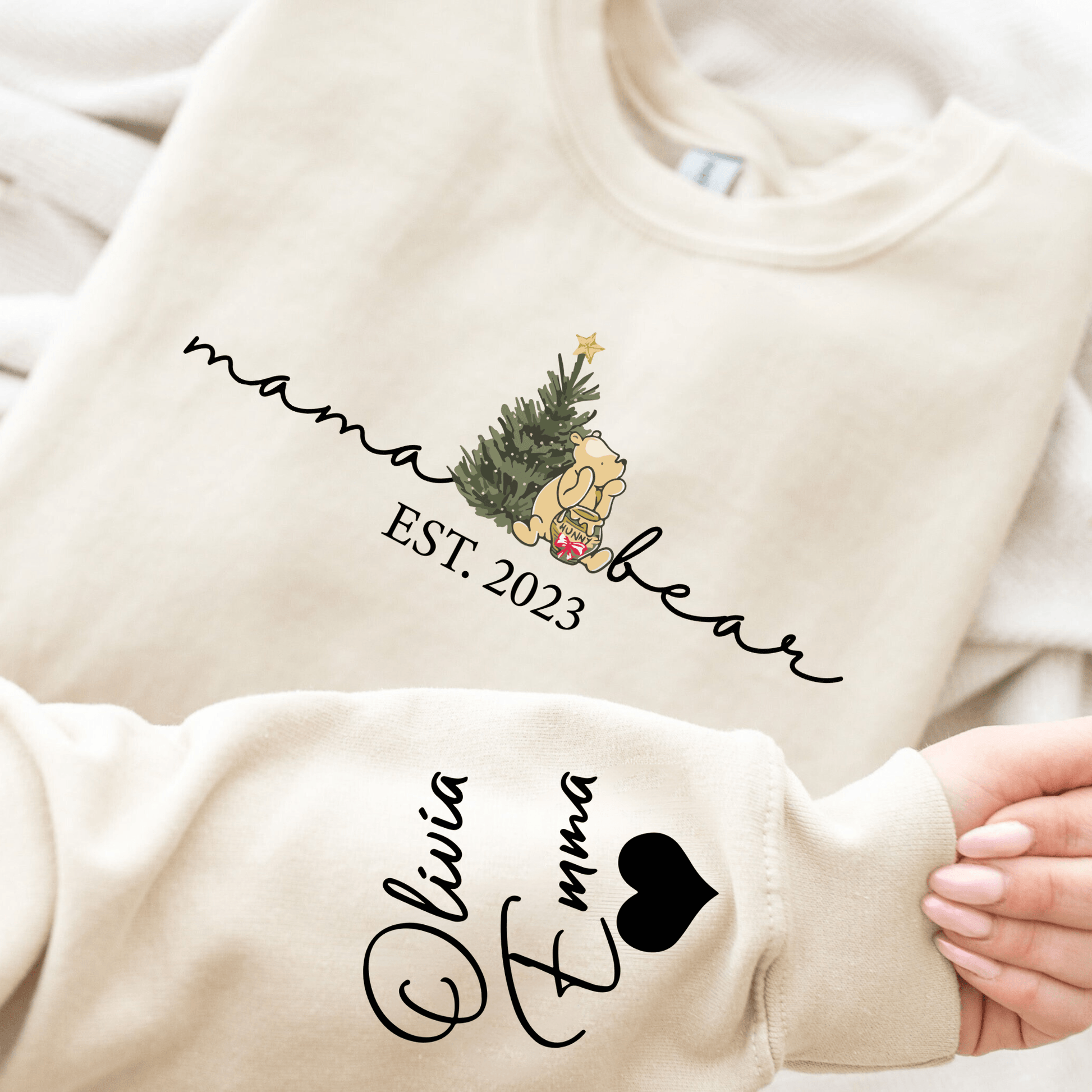 Mama Bär Familien-T-Shirt - Personalisiertes Geschenk für Mütter - GiftHaus