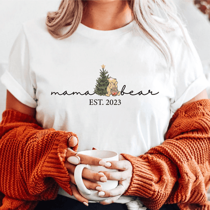 Mama Bär Familien-T-Shirt - Personalisiertes Geschenk für Mütter - GiftHaus