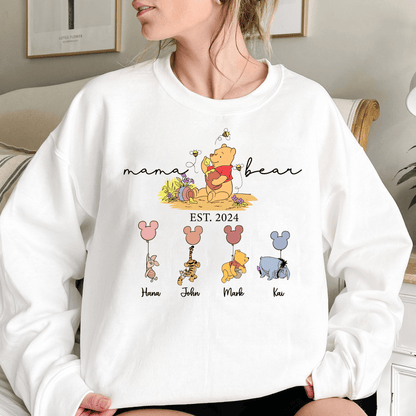 Mama Bär Personalisiertes Namen-Sweatshirt – Das Geschenk für Mütter - GiftHaus