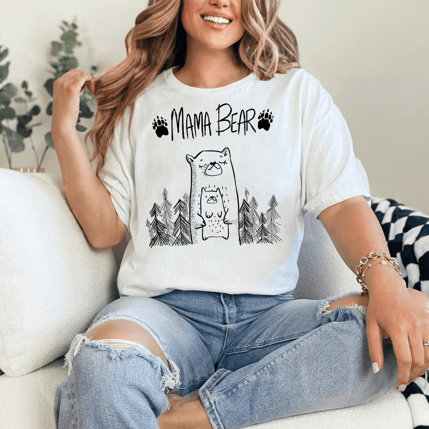 "Mama Bär" T-Shirt – Ideales Geschenk für Mütter - GiftHaus