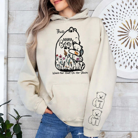 Mama Bear Sweatshirt mit Namen - Geschenk für Mama - GiftHaus