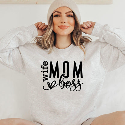 Mama Frau Boss Sweatshirt - Geschenk für Mama - GiftHaus