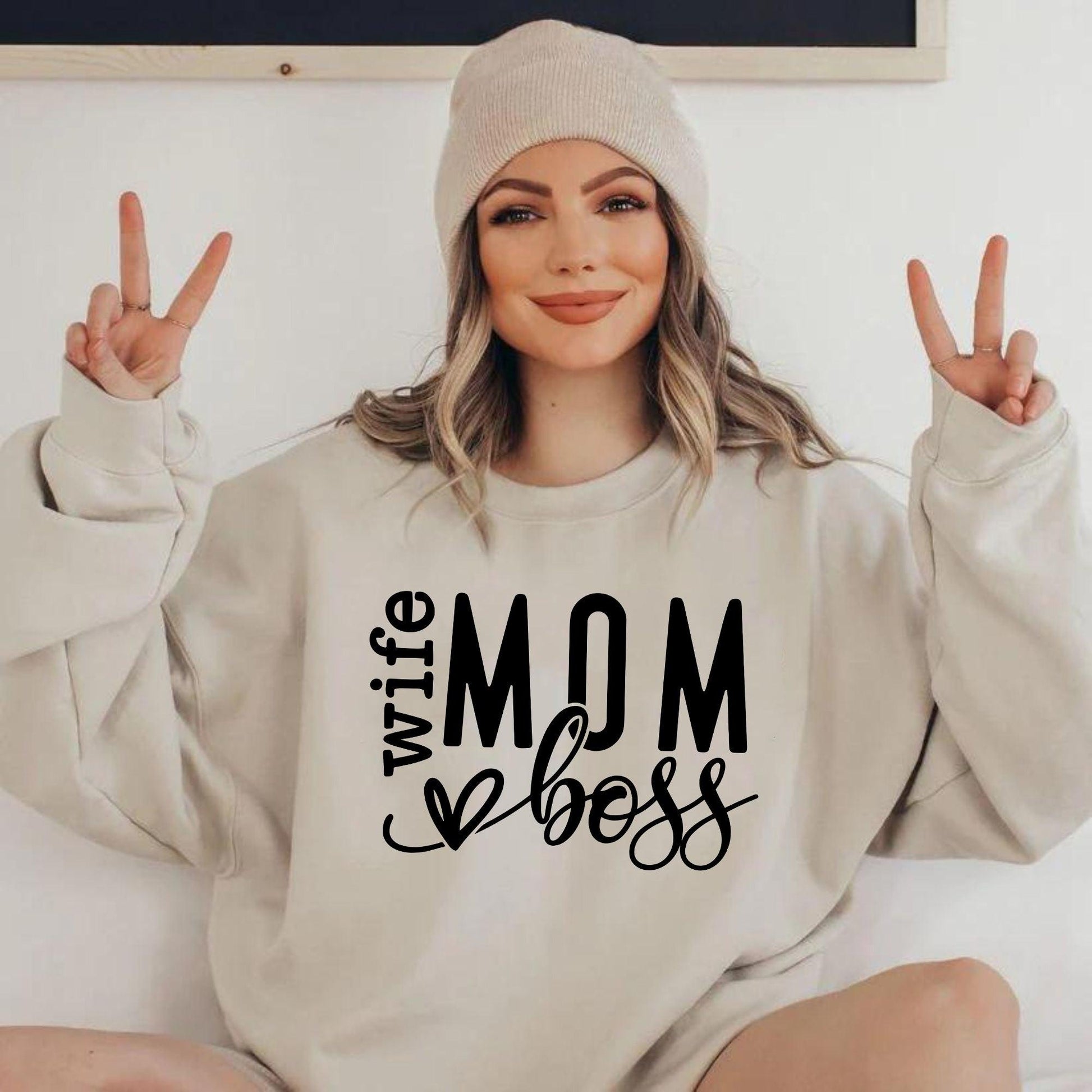 Mama Frau Boss Sweatshirt - Geschenk für Mama - GiftHaus