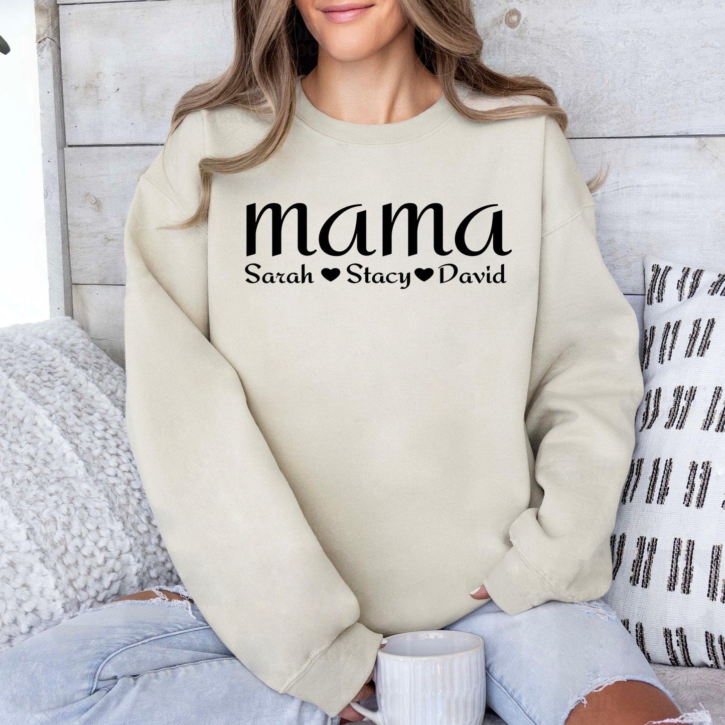 Mama-Liebe Personalisiertes Sweatshirt - GiftHaus