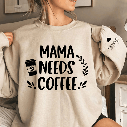 Mama's Kaffeezeit Sweatshirt - Persönliches Geschenk für Mütter - GiftHaus