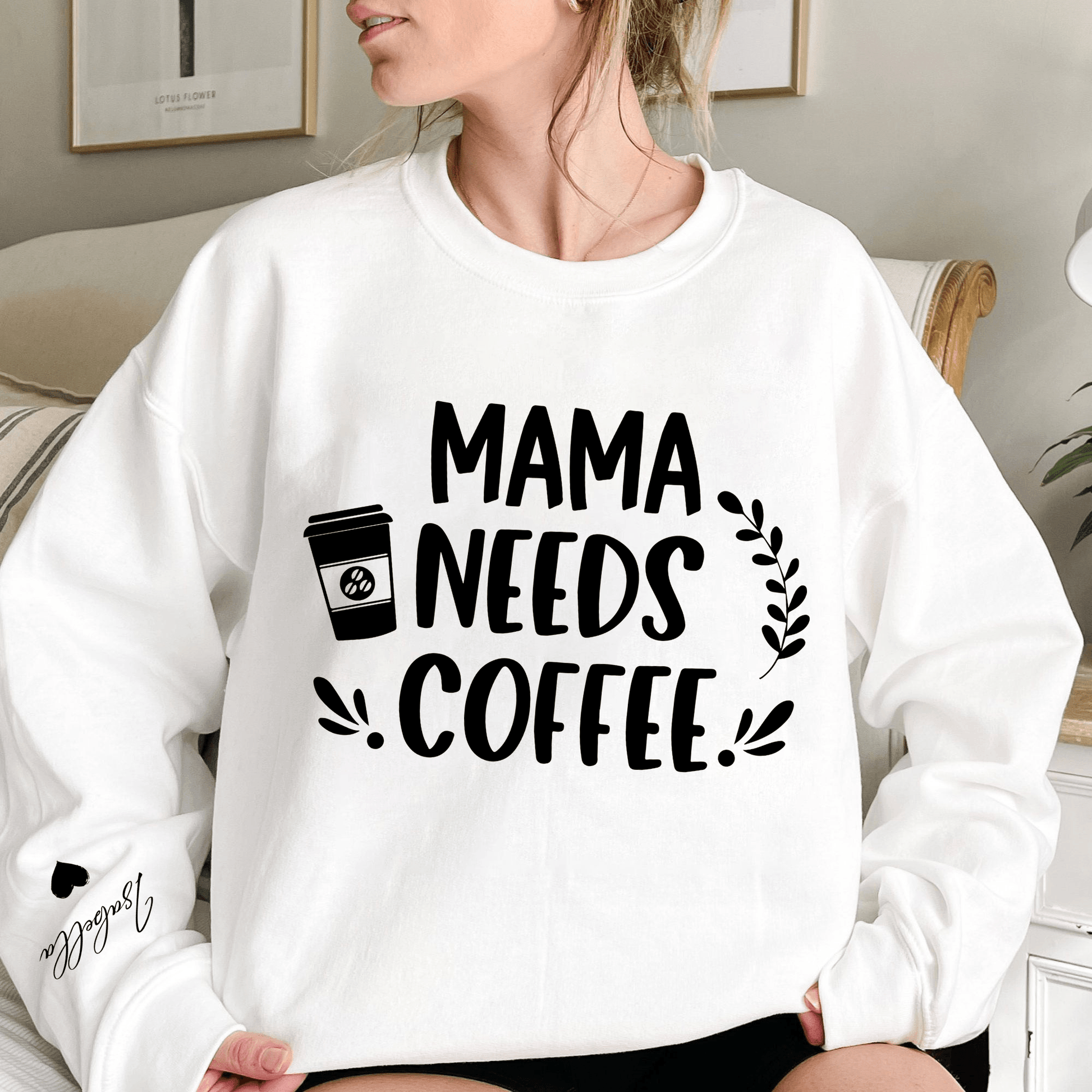 Mama's Kaffeezeit Sweatshirt - Persönliches Geschenk für Mütter - GiftHaus