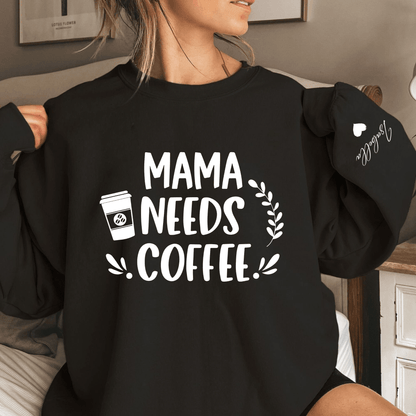 Mama's Kaffeezeit Sweatshirt - Persönliches Geschenk für Mütter - GiftHaus