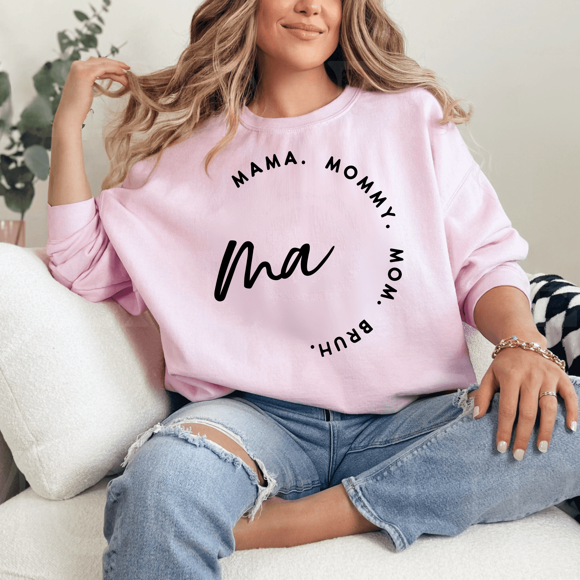 Mama Schriftzug Sweatshirt - Modern und Lässig - GiftHaus