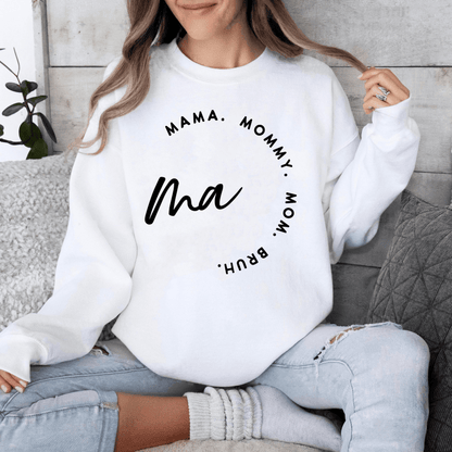 Mama Schriftzug Sweatshirt - Modern und Lässig - GiftHaus