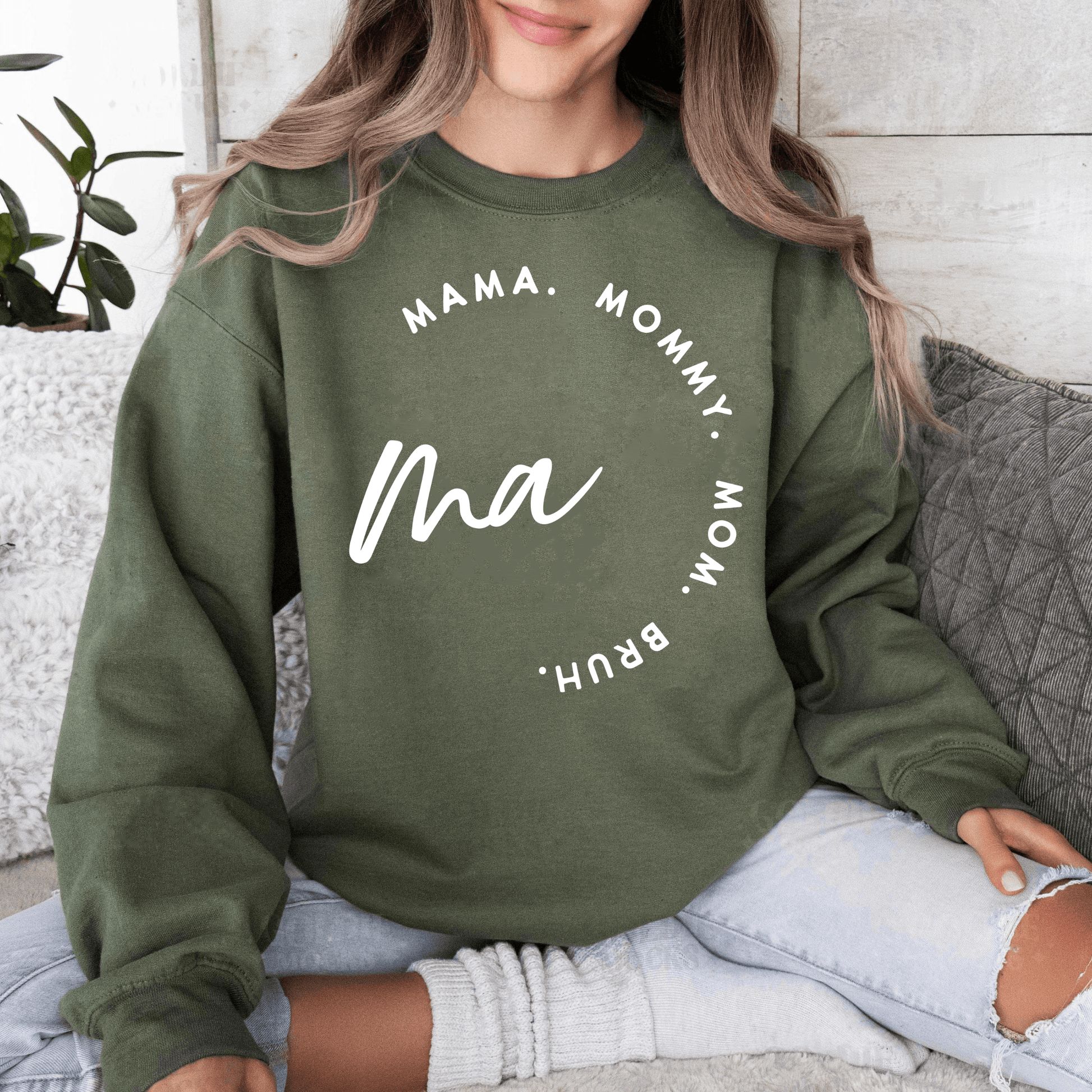 Mama Schriftzug Sweatshirt - Modern und Lässig - GiftHaus