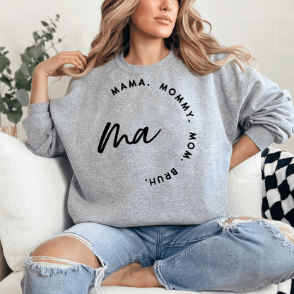 Mama Schriftzug Sweatshirt - Modern und Lässig - GiftHaus