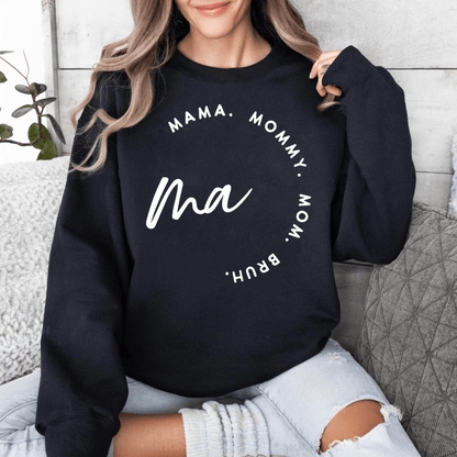 Mama Schriftzug Sweatshirt - Modern und Lässig - GiftHaus