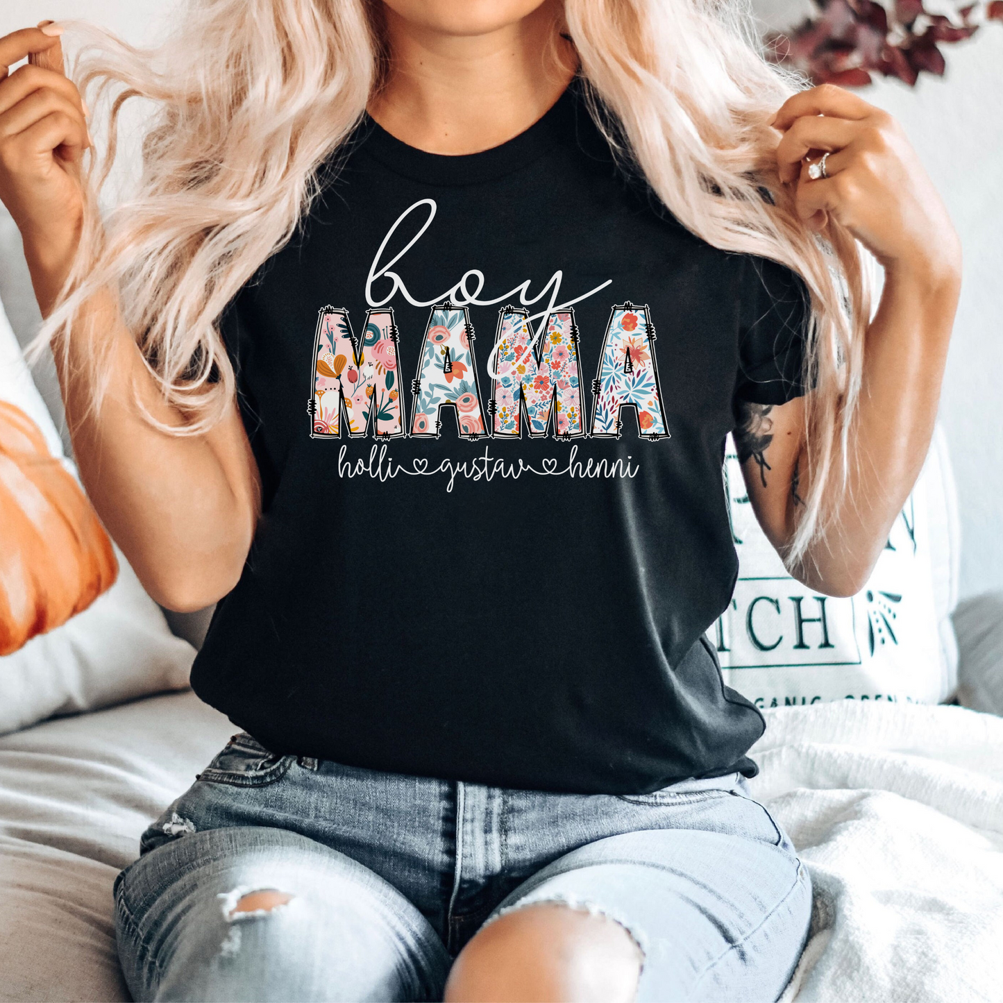 Mama von Helden - Persönliches 'Boy Mama' Shirt zum Muttertag
