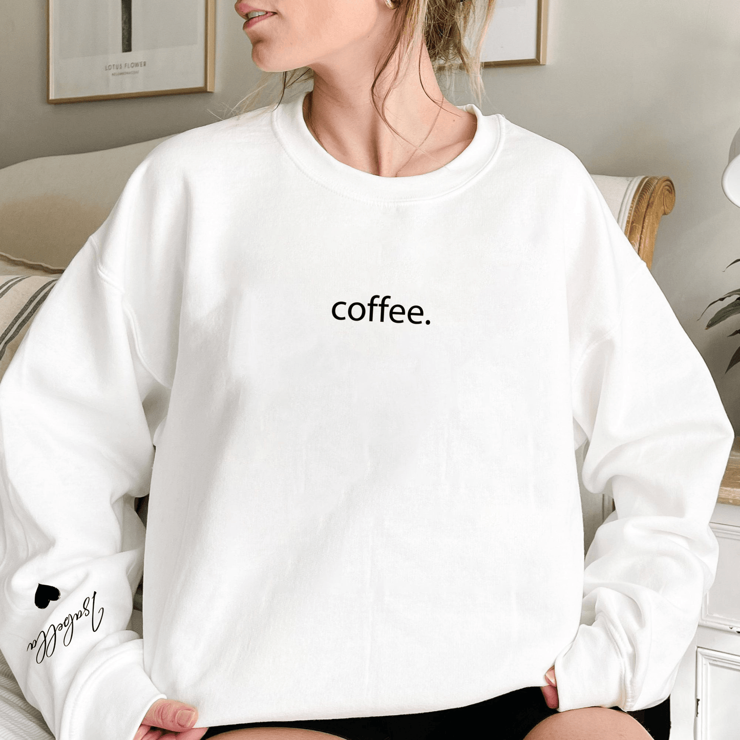 Mein Kaffee Personalisiertes Sweatshirt - Einfach individuell - GiftHaus