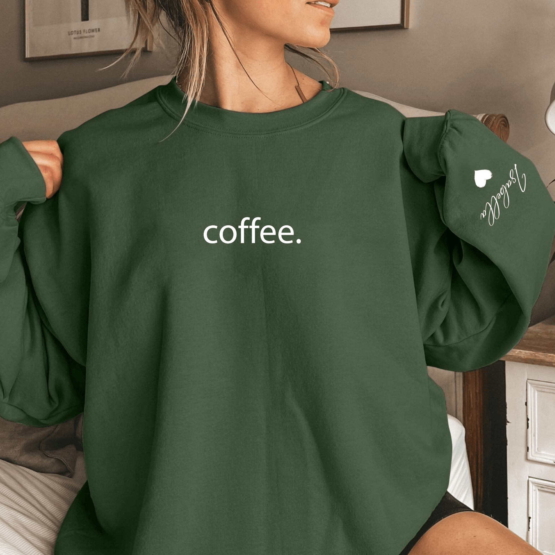 Mein Kaffee Personalisiertes Sweatshirt - Einfach individuell - GiftHaus