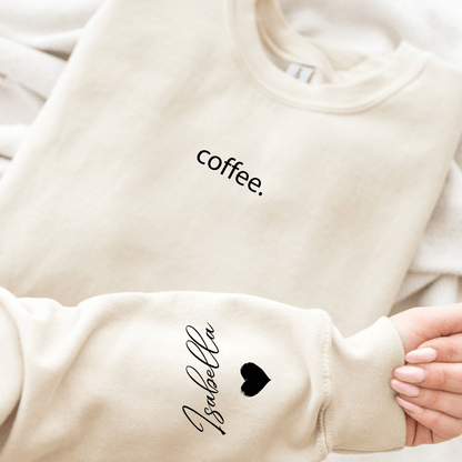 Mein Kaffee Personalisiertes Sweatshirt - Einfach individuell - GiftHaus