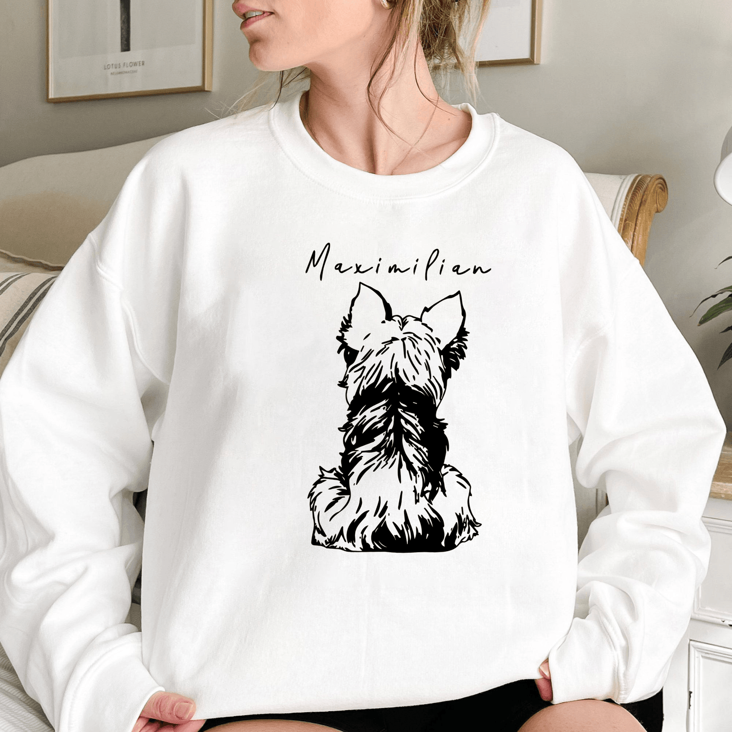 "Mein Lieblingsfell" - Personalisiertes Hundeporträt-Sweatshirt für Haustierliebhaber - GiftHaus