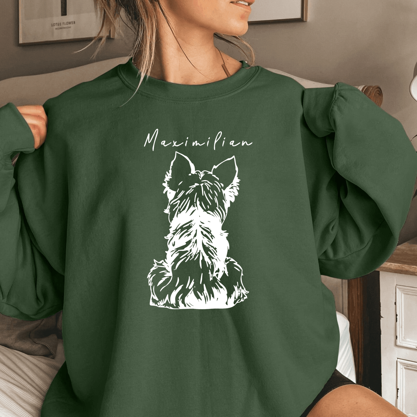 "Mein Lieblingsfell" - Personalisiertes Hundeporträt-Sweatshirt für Haustierliebhaber - GiftHaus