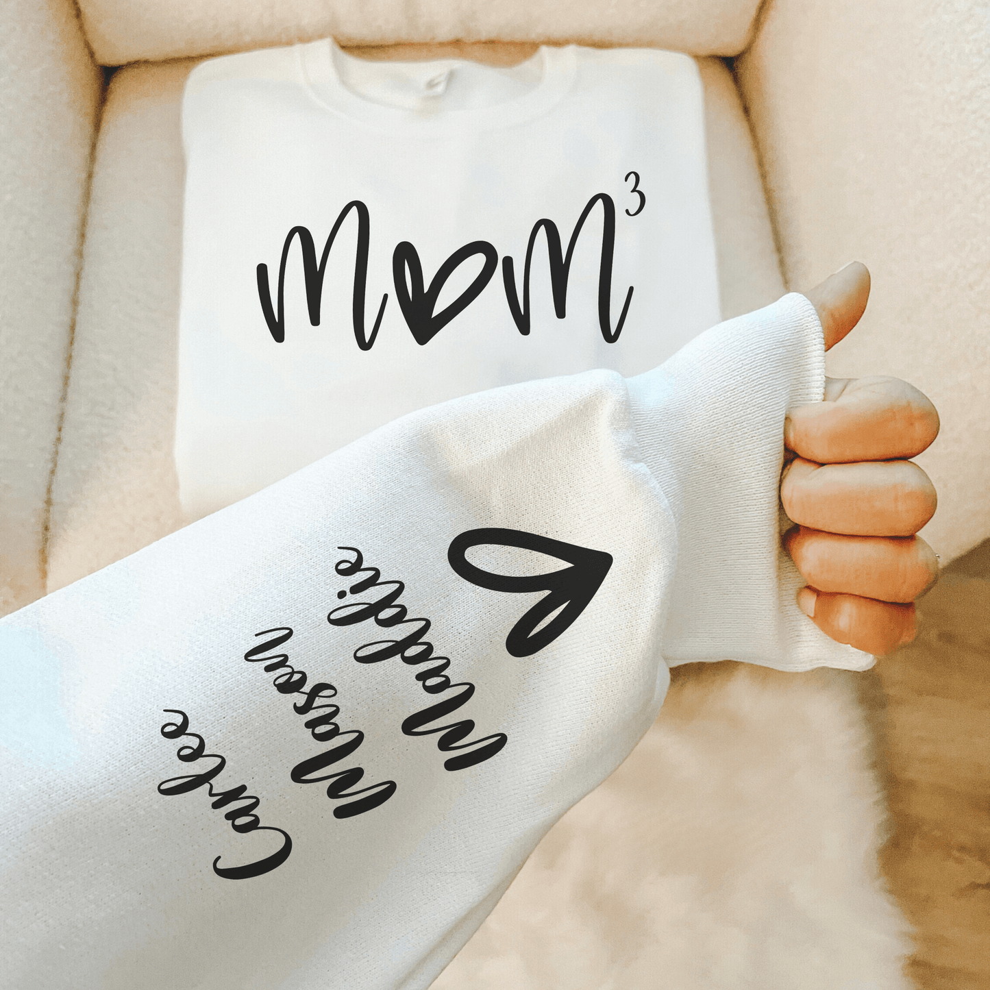 "Mom^N" Customizable Shirt: Personalize with Number of Kids & Names - Ideal Mother's Day Present - GiftHaus