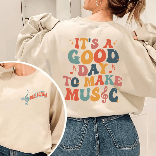Musikschaffensfreude - Sweatshirt für Musiklehrer - GiftHaus