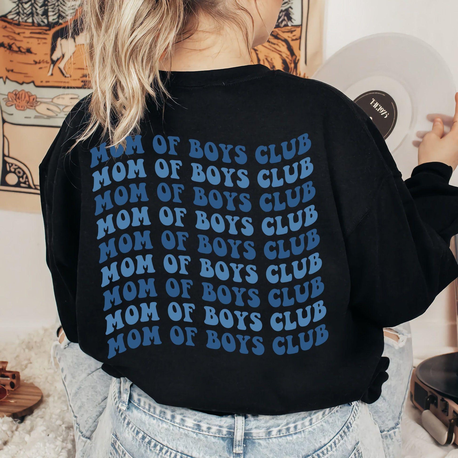 Mutter von Jungen Club Sweatshirt - GiftHaus