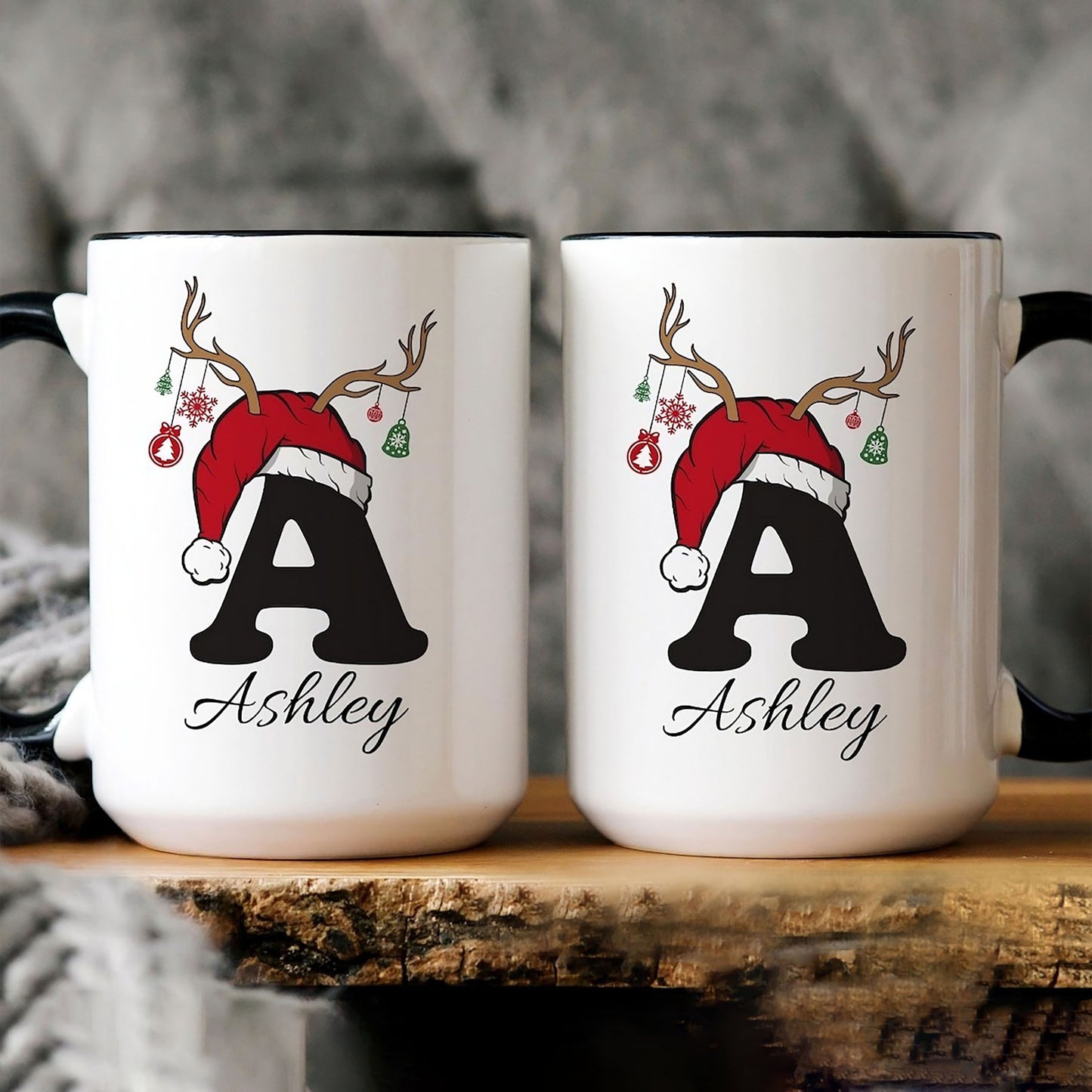 Personalisierte Weihnachts-Tasse mit Name – Perfektes Geschenk zu Weihnachten