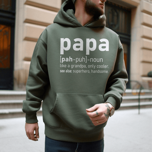 Papa Definition Hoodie und Sweatshirt - Geschenk für Papa - GiftHaus