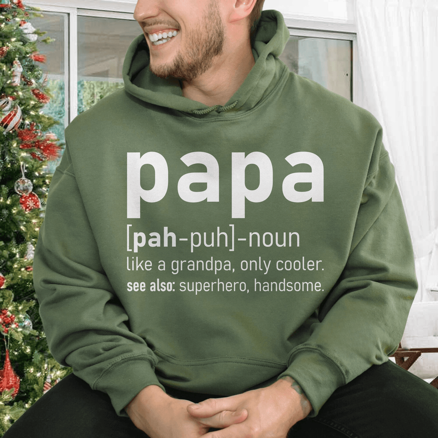 Papa Definition Hoodie und Sweatshirt - Geschenk für Papa - GiftHaus