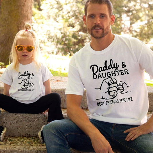 Papa und Tochter Shirt Set - Vatertagsgeschenk - GiftHaus