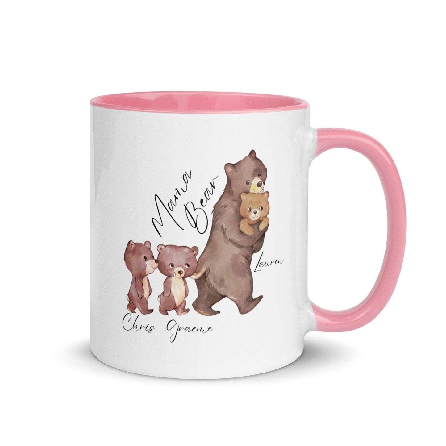 Personalisierte Familienbären-Tasse - Geschenk für Mütter - GiftHaus