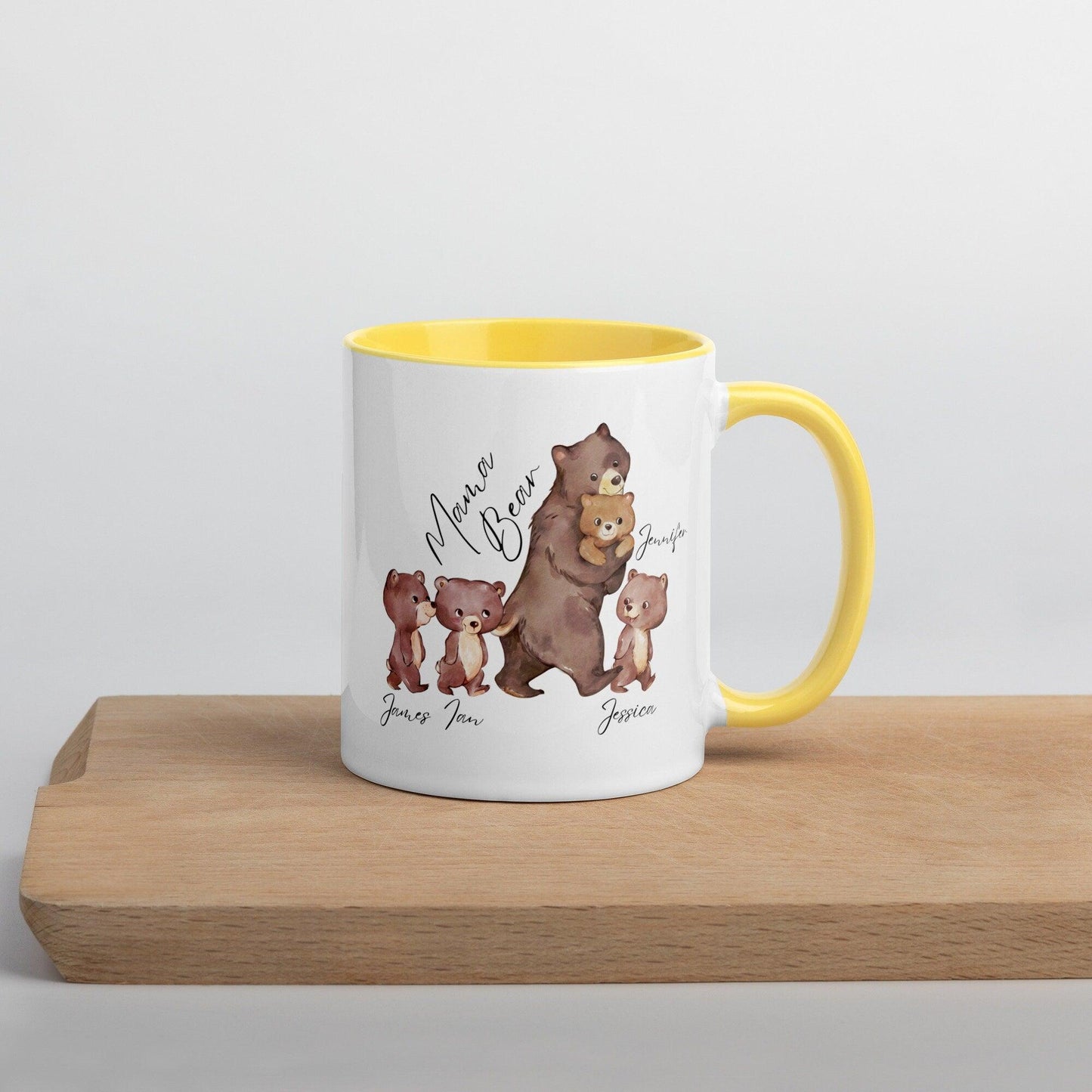 Personalisierte Familienbären-Tasse - Geschenk für Mütter - GiftHaus