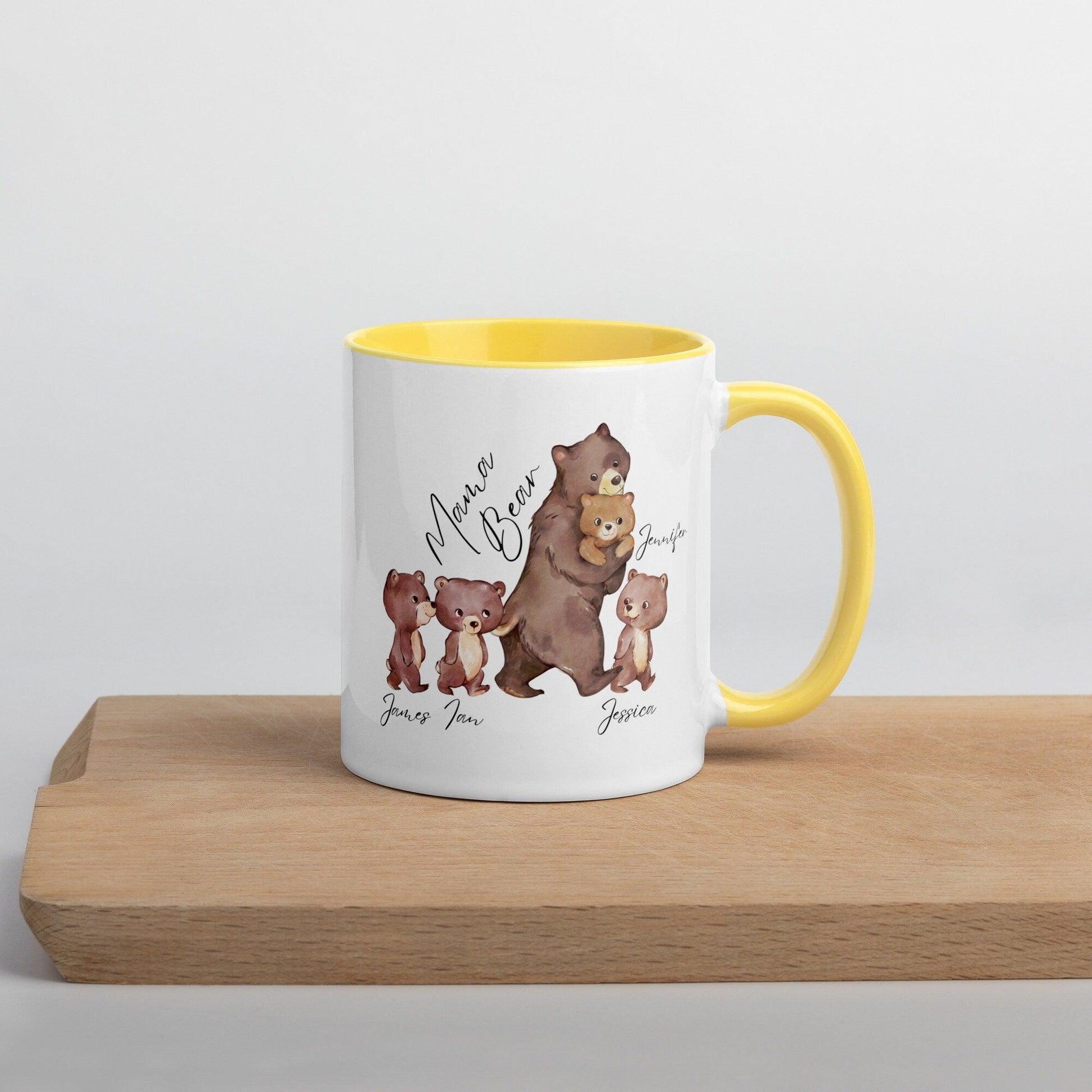 Personalisierte Familienbären-Tasse - Geschenk für Mütter - GiftHaus