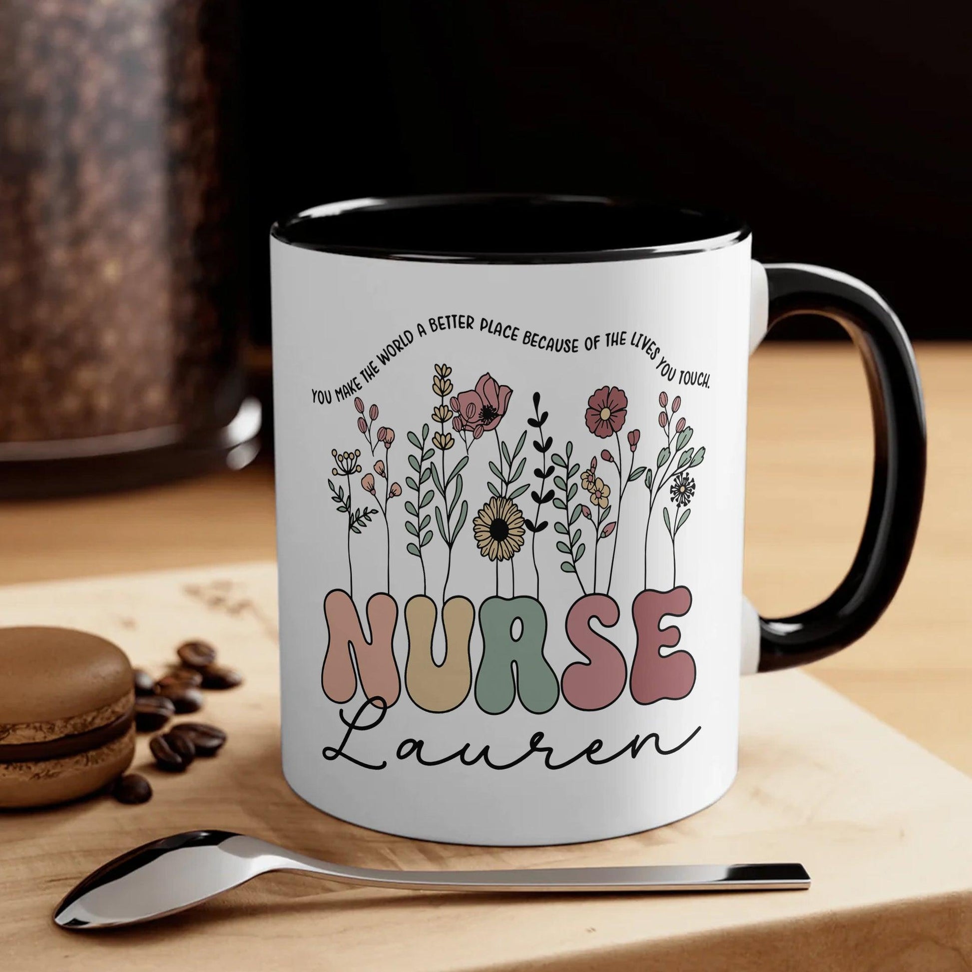 Personalisierte Krankenschwester Kaffeetasse – Krankenschwester Geschenke - GiftHaus