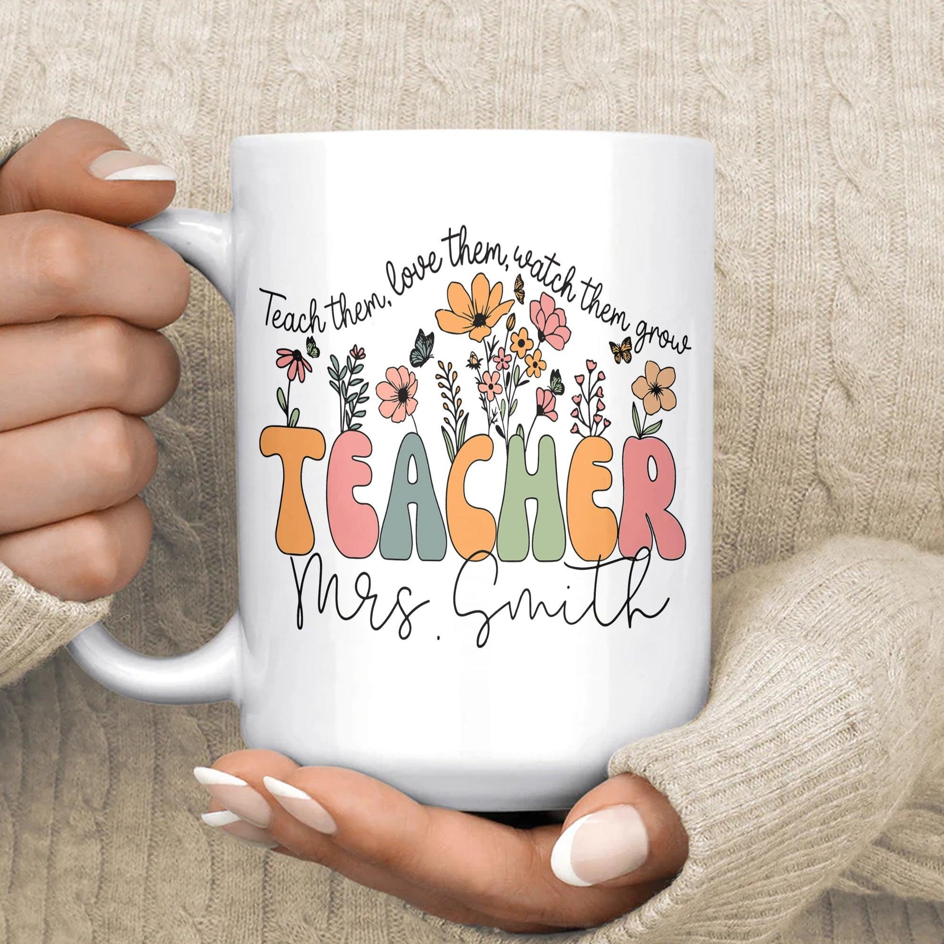 Personalisierte Lehrer Tasse - Individuelles Tasse Geschenk für Lehrer - GiftHaus