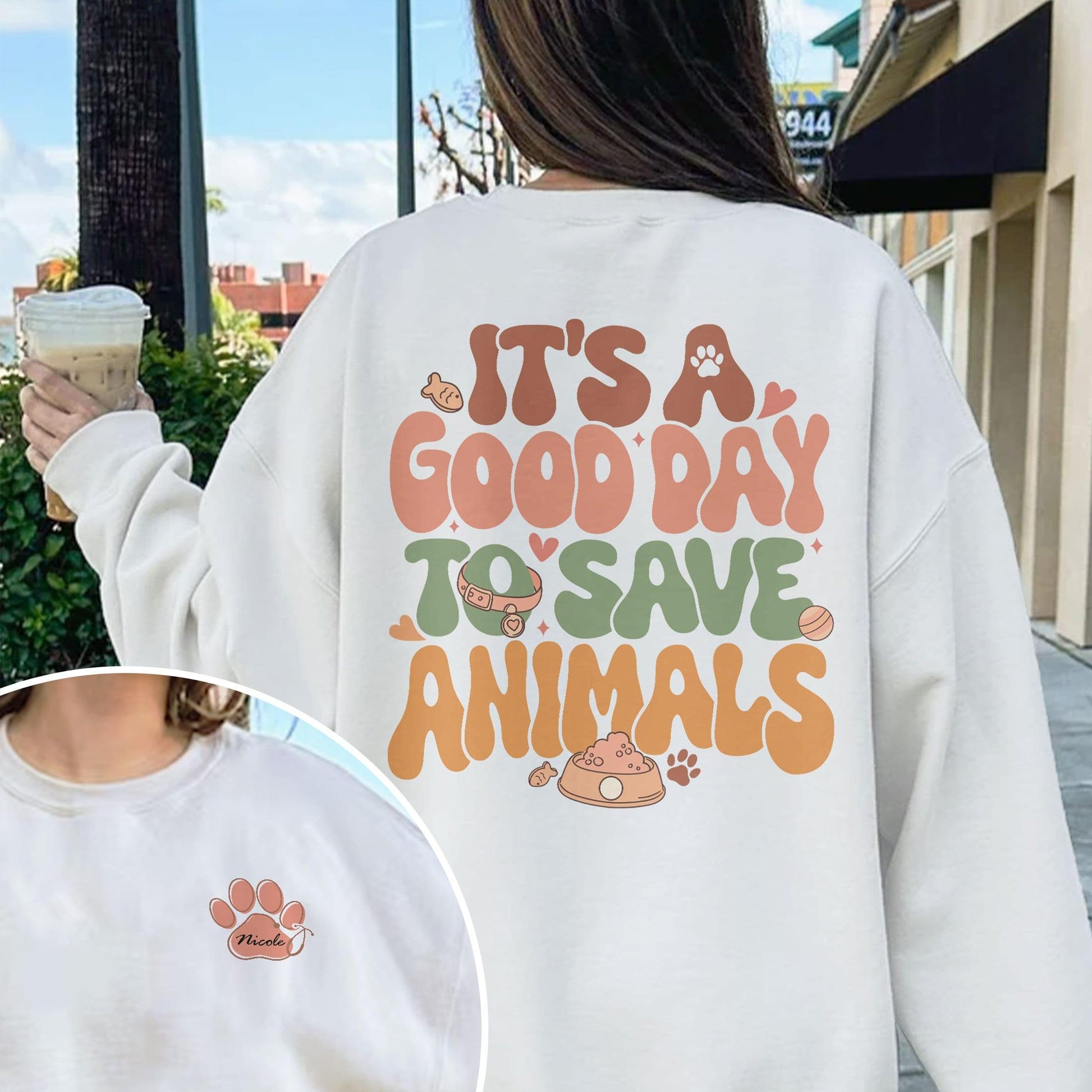 Personalisierte Tierretter Sweatshirt - GiftHaus