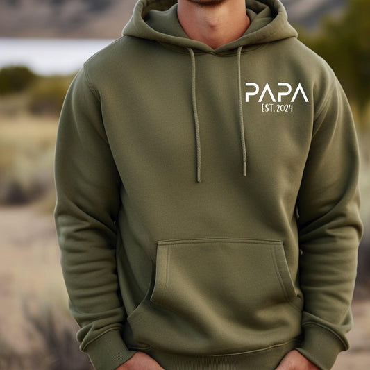 Personalisierter Papa Hoodie und Sweatshirt - Papa Geschenk - GiftHaus