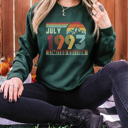 Personalisiertes Geburtstagsjahr Nummer Sweatshirt - Individueller Geburtstagspullover und Hemden - GiftHaus