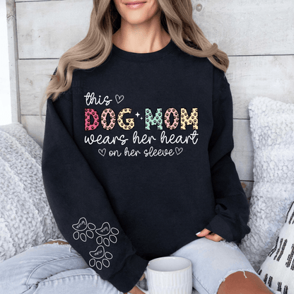 Personalisiertes Hundemama-T-Shirt mit Namen – Geschenk für Hundefreunde zum Muttertag - GiftHaus