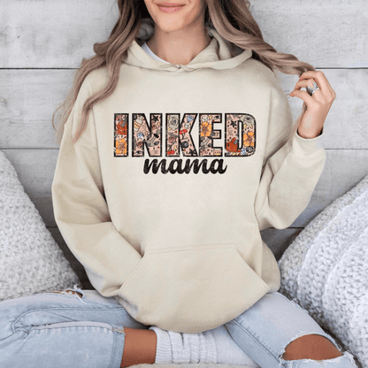 Personalisiertes 'Inked Mama' Sweatshirt - Trendiges Design für Mütter - Freizeitmode mit Charakter - GiftHaus