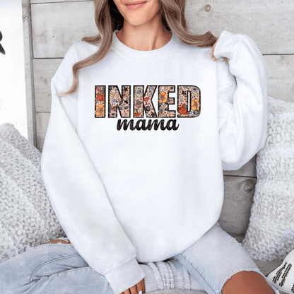 Personalisiertes 'Inked Mama' Sweatshirt - Trendiges Design für Mütter - Freizeitmode mit Charakter - GiftHaus