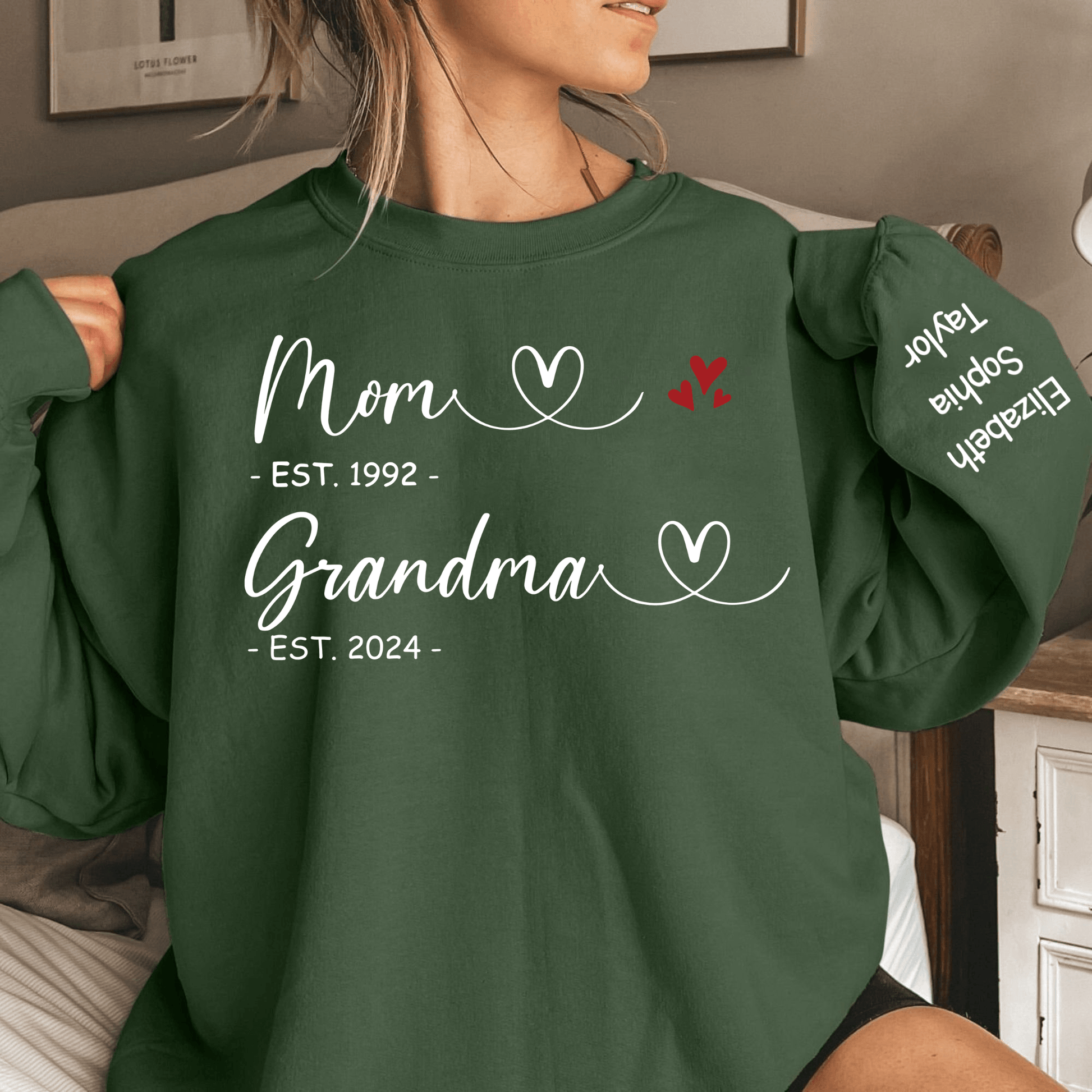 Personalisiertes 'Mama & Oma' Sweatshirt - Erinnerungsstück - GiftHaus