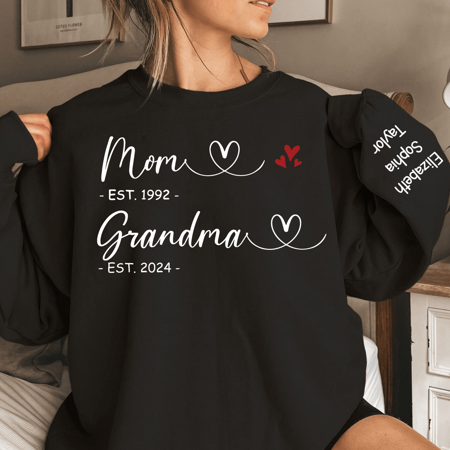 Personalisiertes 'Mama & Oma' Sweatshirt - Erinnerungsstück - GiftHaus