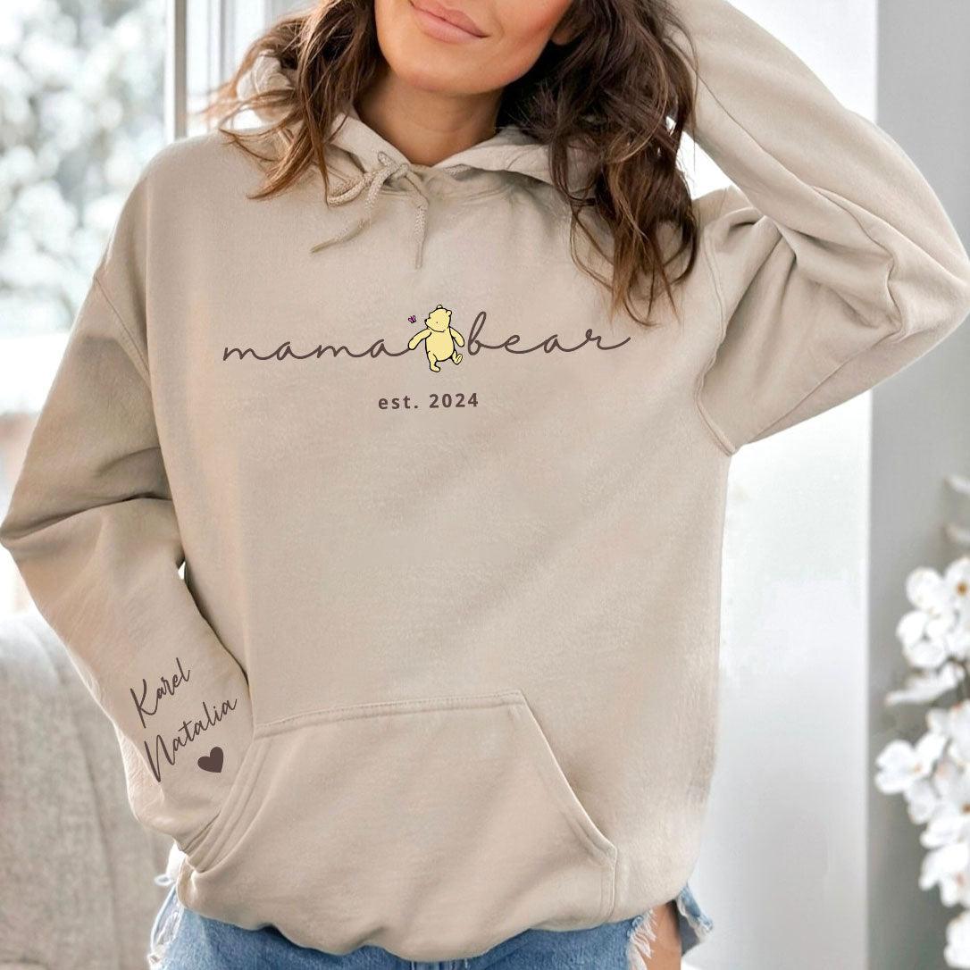 Personalisiertes Mama Bär Winnie The Pooh Sweatshirt - Geschenk für Mama - GiftHaus