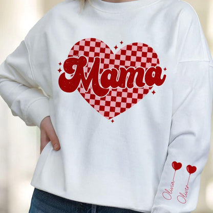 Personalisiertes Mama Herz Sweatshirt - GiftHaus
