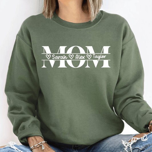 Personalisiertes Mama-Sweatshirt mit Kindernamen - GiftHaus