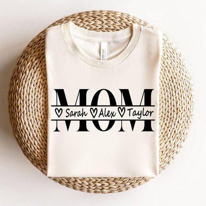 Personalisiertes Mama-Sweatshirt mit Kindernamen – Mutter-Geschenk für Sie - GiftHaus